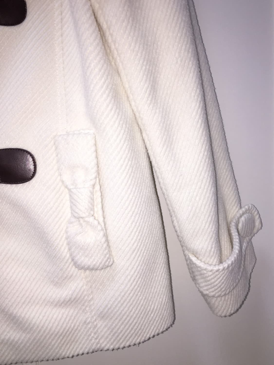 리즈리사 고전 라떼갸루 리본 더플코트 상품이미지4