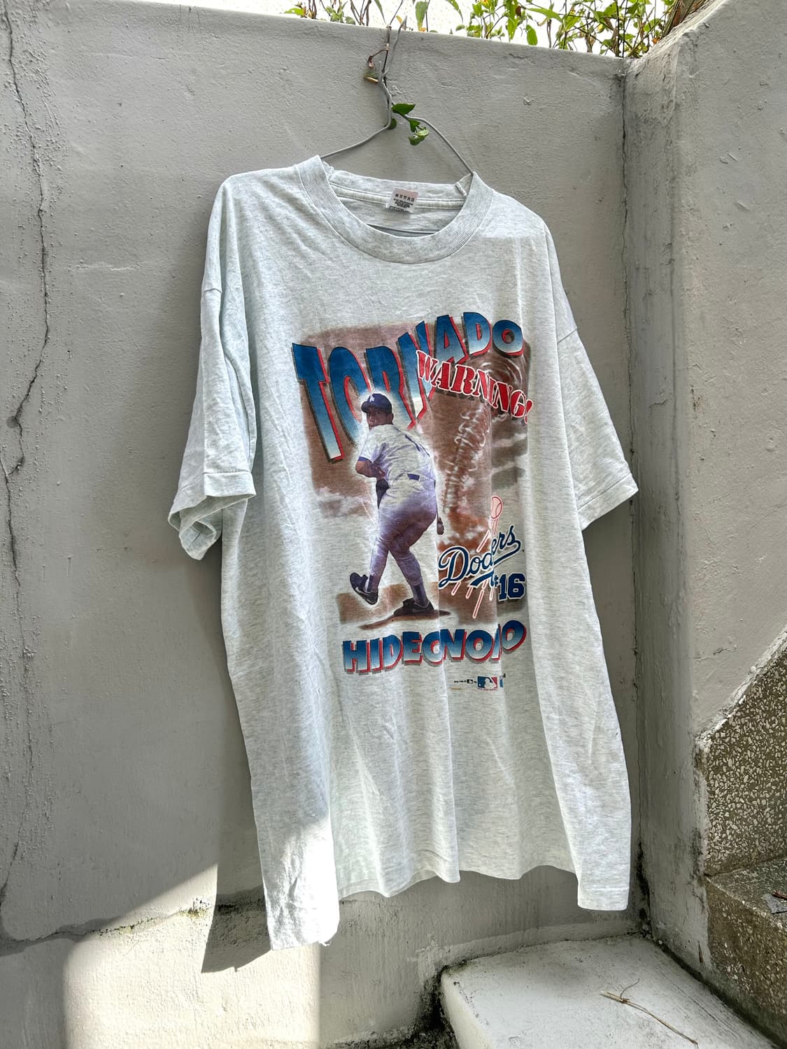 90s MLB 노모히데오 fruit of the loom 반팔 티셔츠 상품이미지1