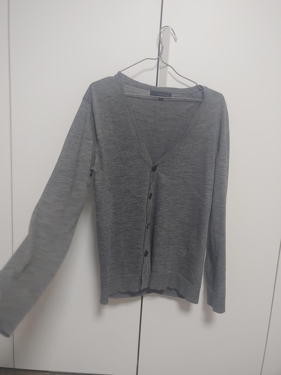 우영미  남성  얇은 브이넥  가디건-50사이즈 상품이미지3