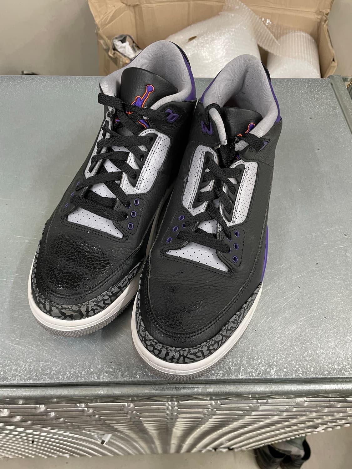 나이키 조던3 레트로 코트 퍼플 285 (gr-4692) 상품이미지2