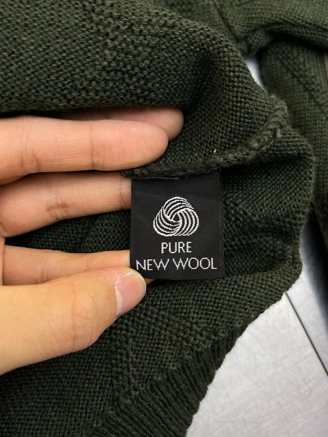 버버리 90s 아가일 코만도 스웨터 상품이미지7