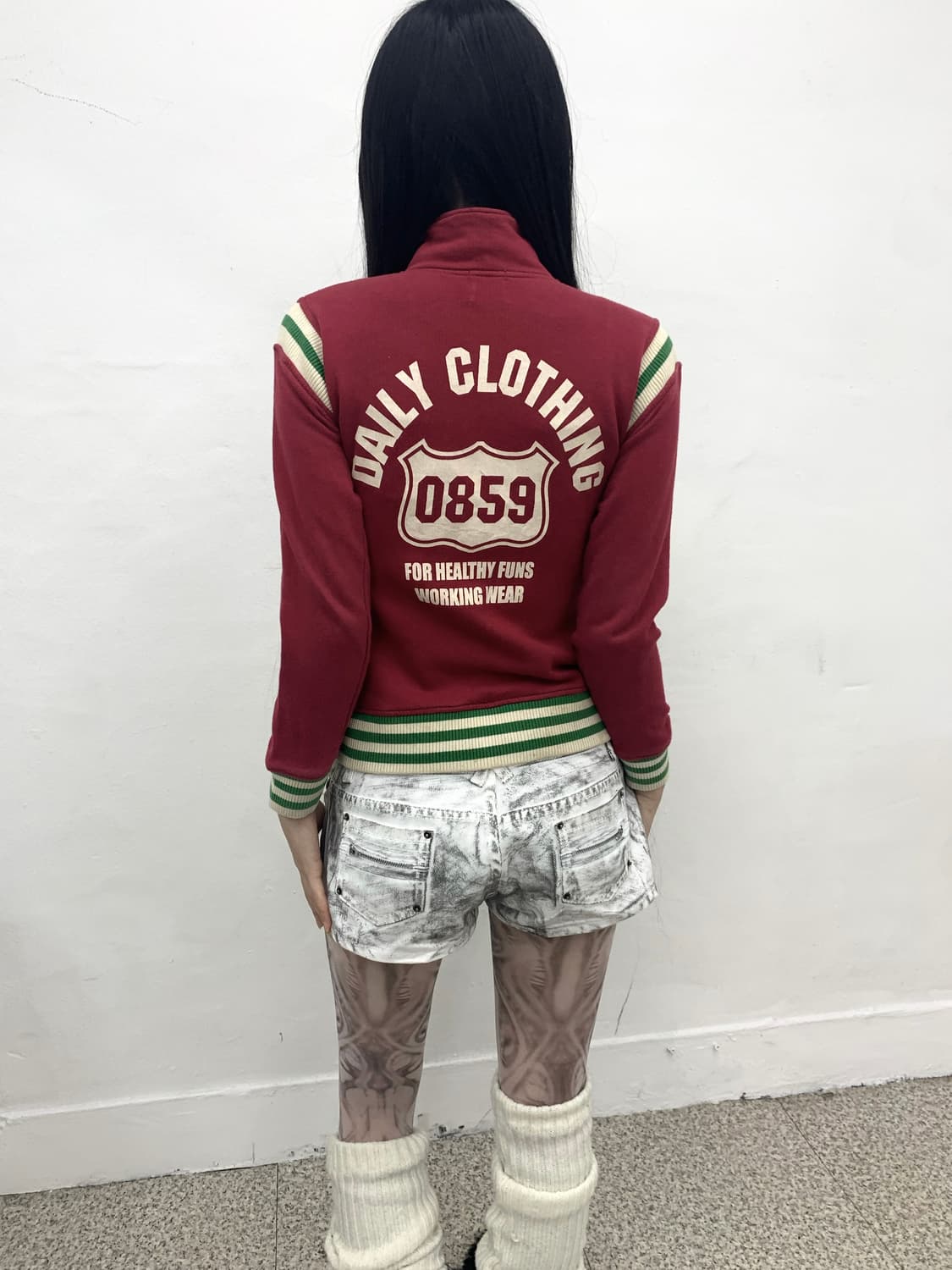 Y2K mood track top jersey  상품이미지3