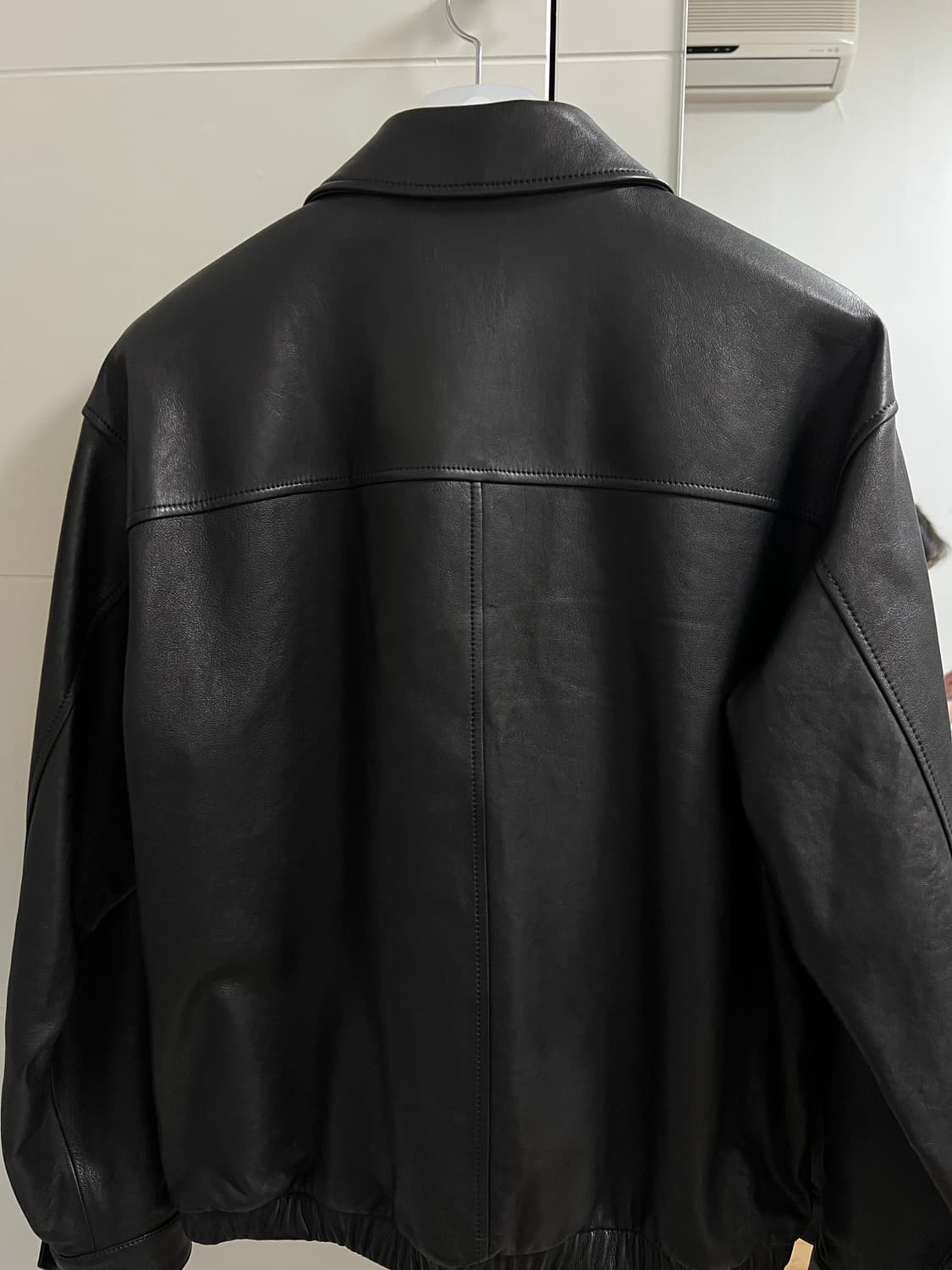 택포49) SEW 스테디에브리웨어 레더블루종 자켓 1사이즈 상품이미지2