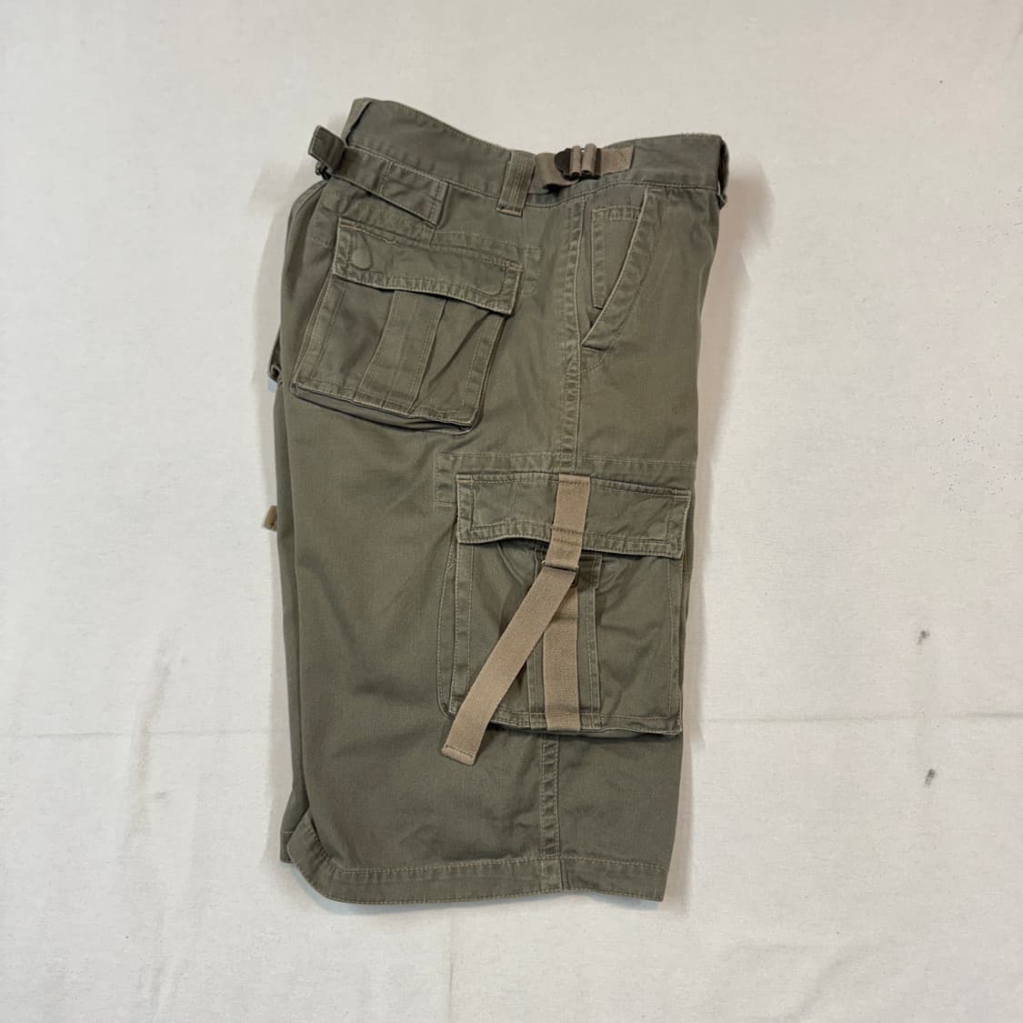 32inch) 브루인스 치노 빈티지 카고 스트랩 반바지 상품이미지3