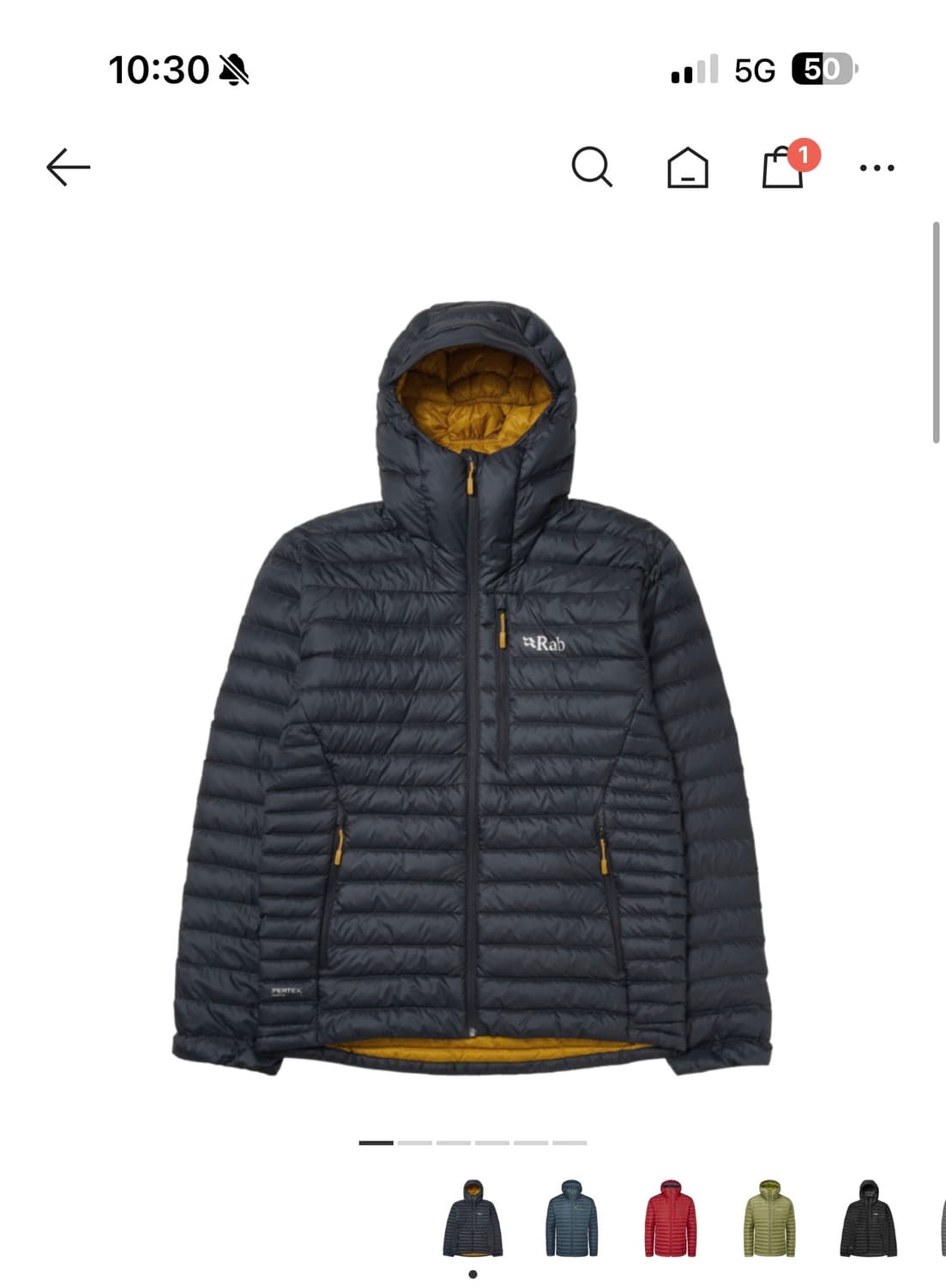 랩 알파인 경량패딩 벨루가 xxl 상품이미지1