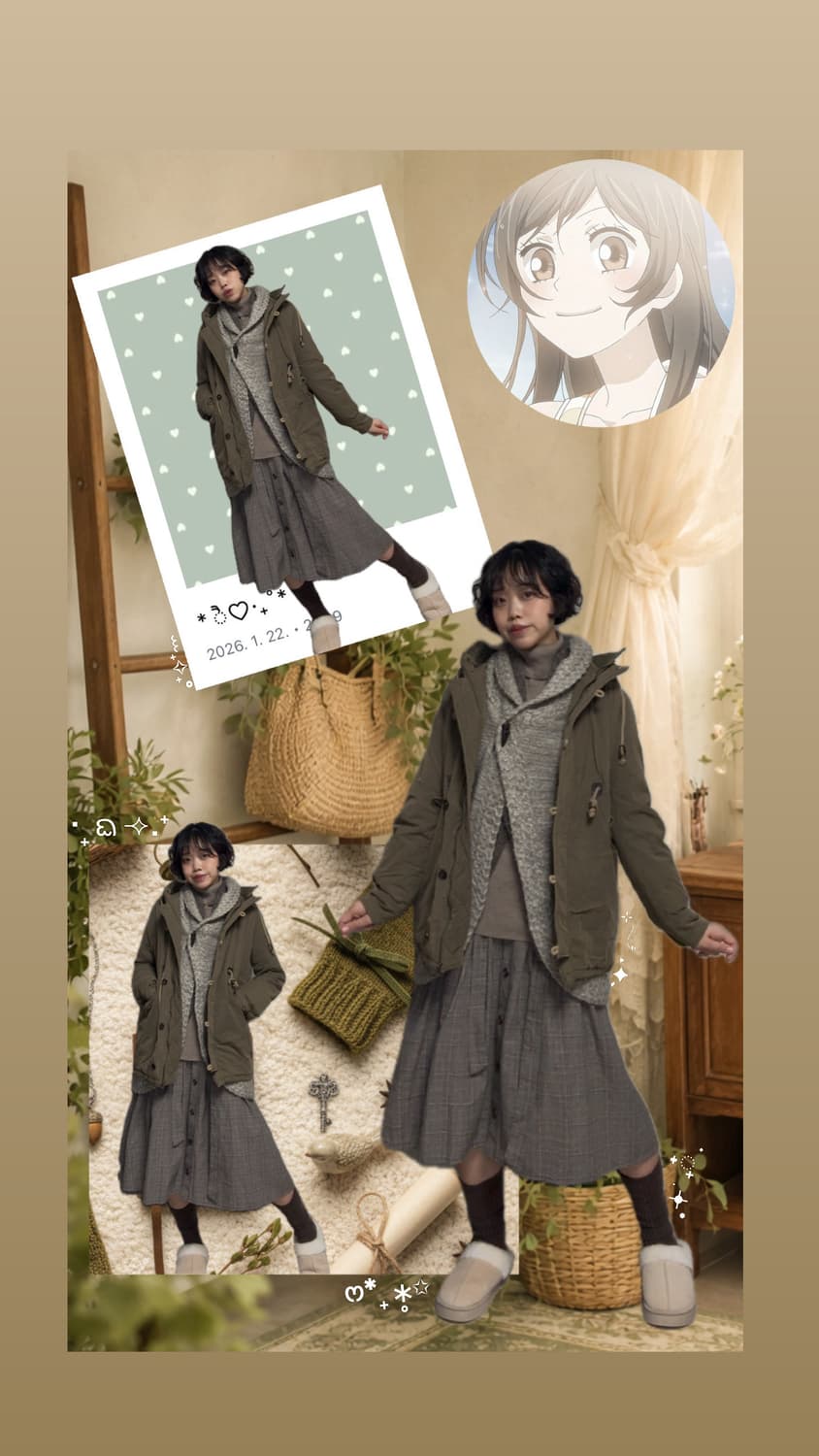 야상 코디 세트 상품이미지1