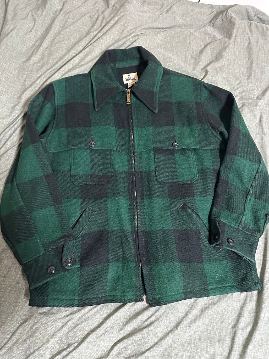 70~80s 울리치 버팔로자켓 그린 상품이미지1