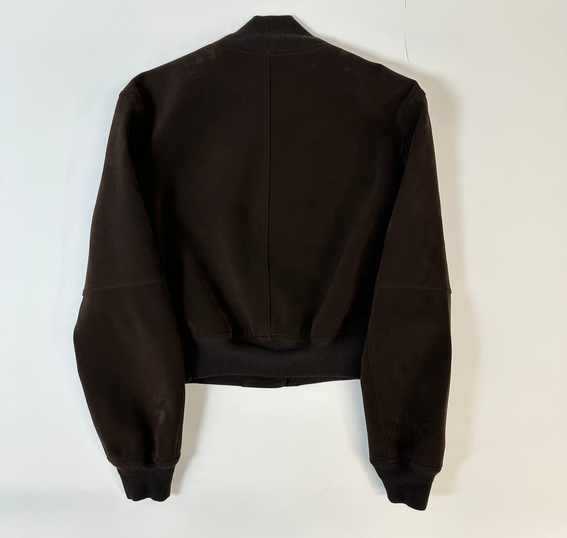 그로브 누아 스웨이드 크롭 자켓 (다크브라운) 상품이미지3