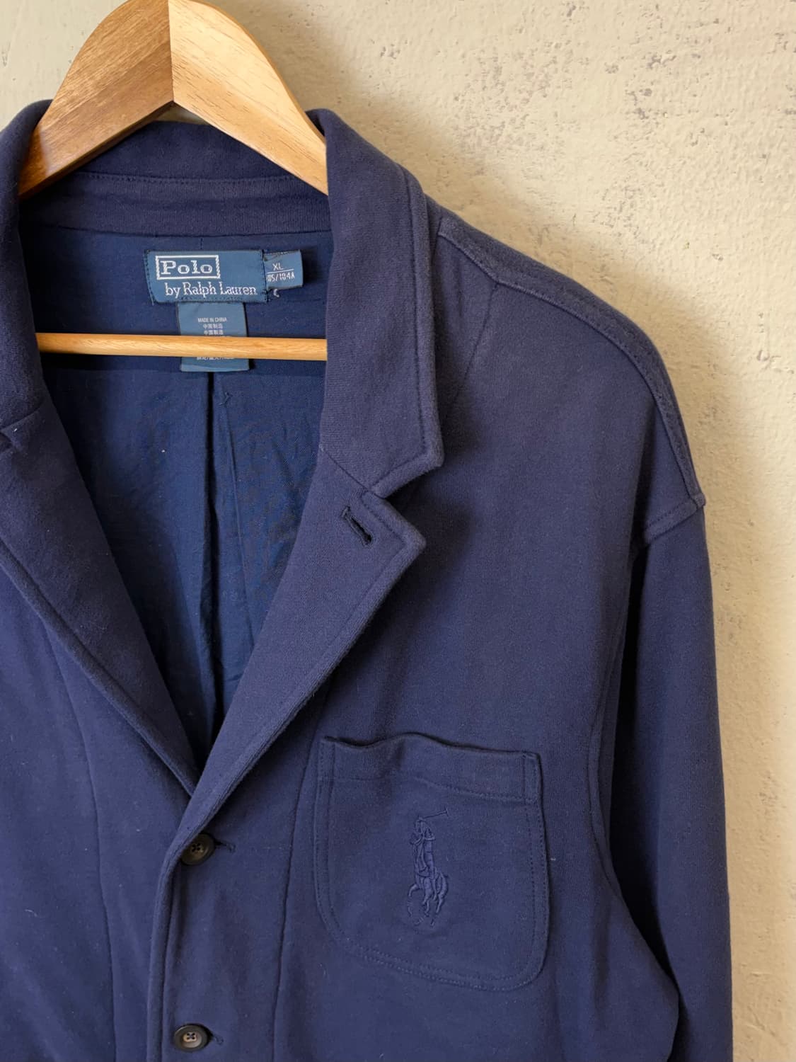 폴로랄프로렌 빈티지 빅포니 네이비 코튼 자켓 상품이미지3