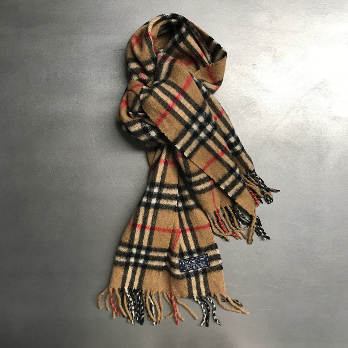 버버리 정품 캐시미어 머플러 베이지 상품이미지1