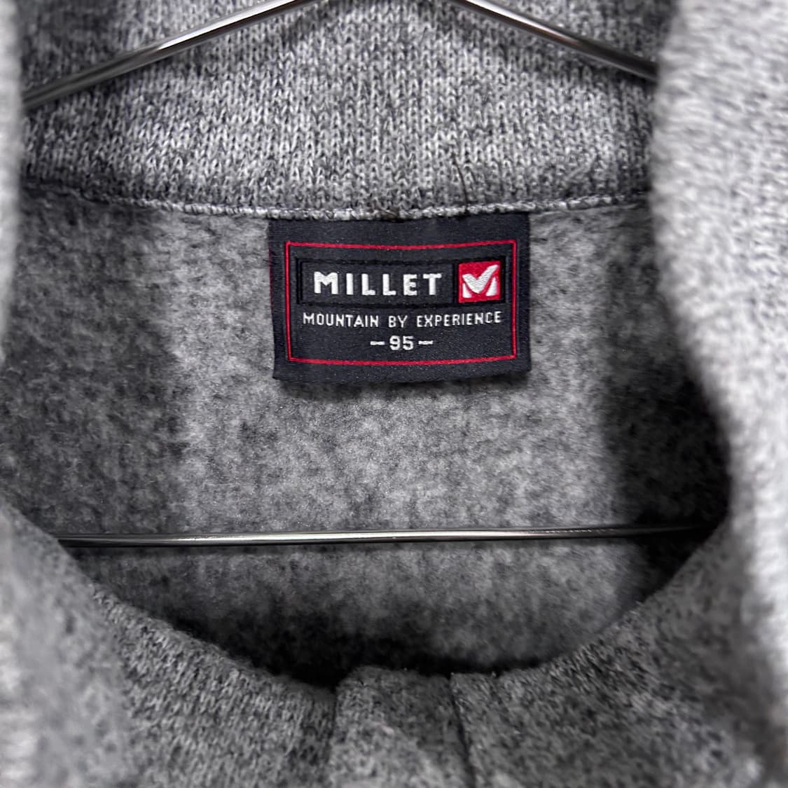 밀레 마운틴 나일론 배색 하이넥 니트 집업 상품이미지3