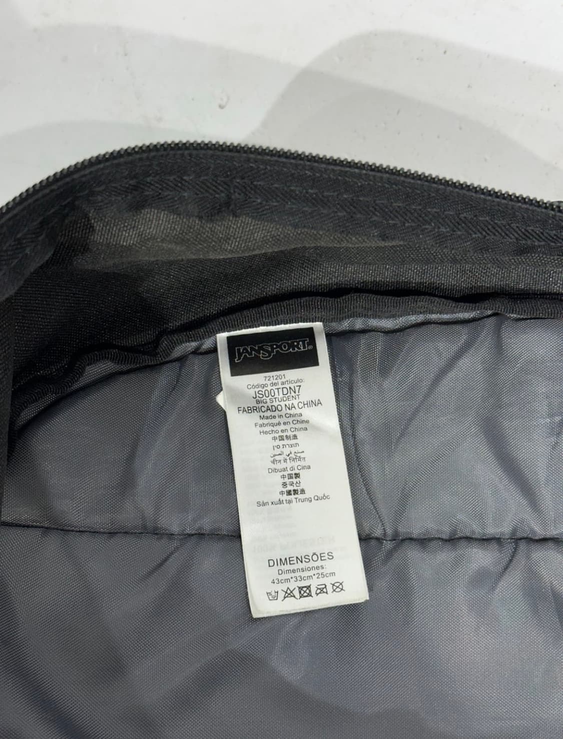 잔스포츠 블랙 백팩 가방 상품이미지6