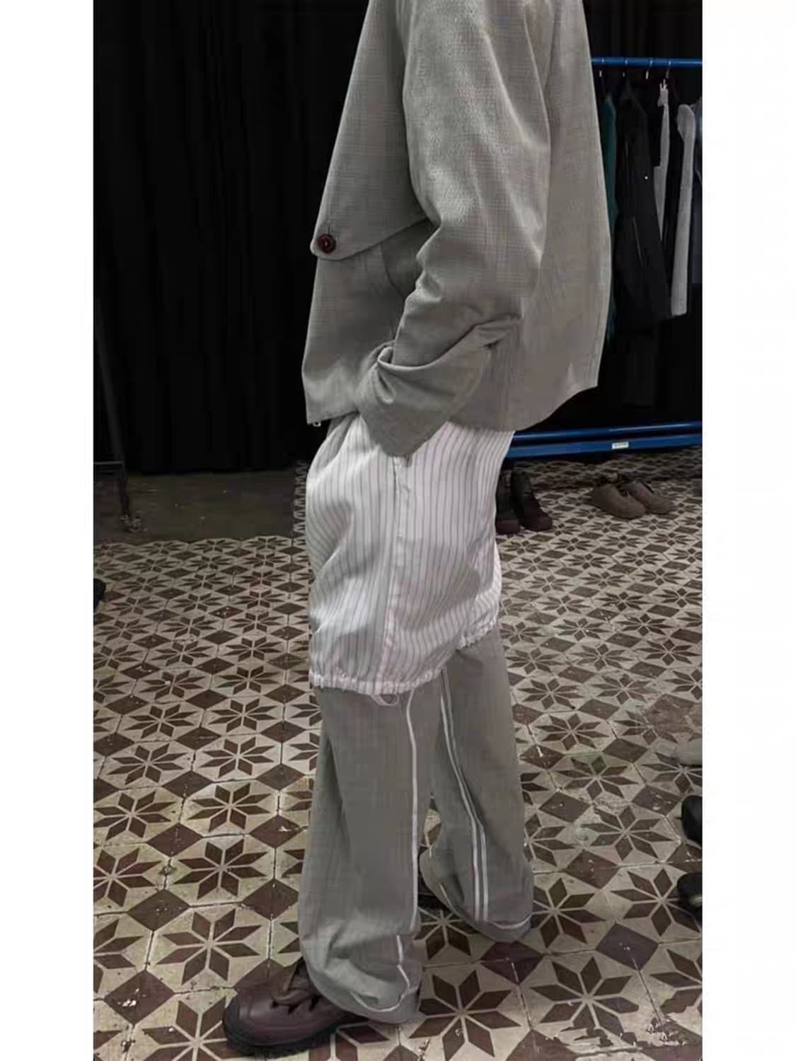 [48] 키코 코스타디노브 무라드 체크 블루종 상품이미지1