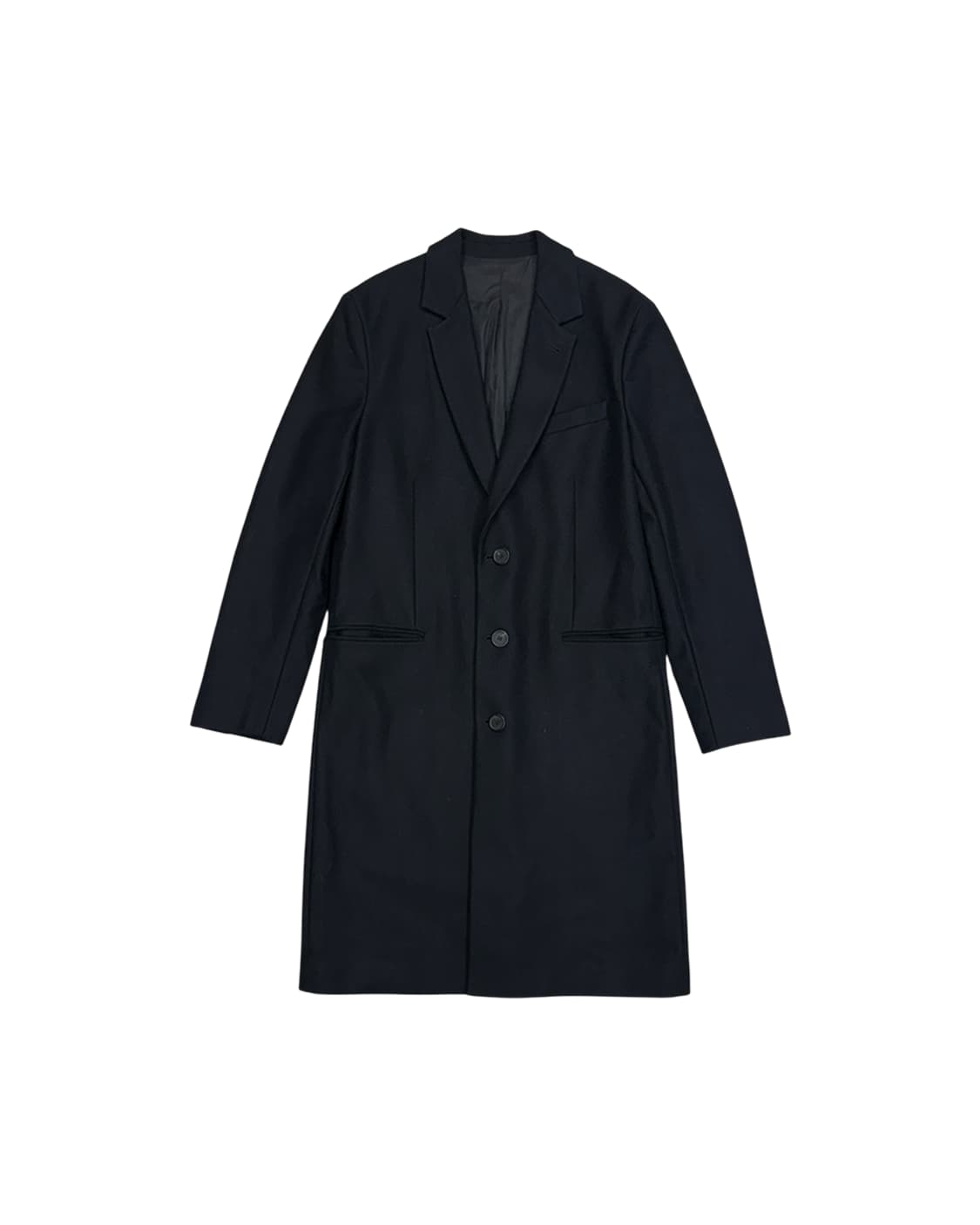 아미 15AW 싱글 브레스티드 Tuskania 울 코트 상품이미지4