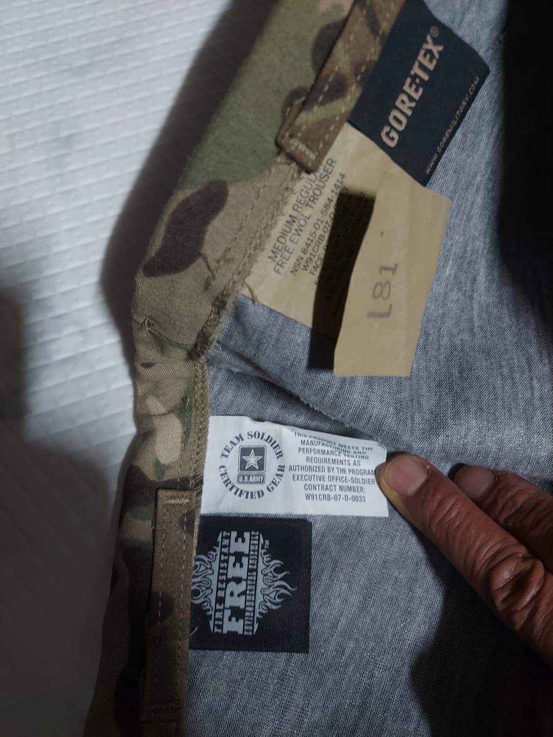 Ewol 방염 코어텍스 하의 상품이미지1