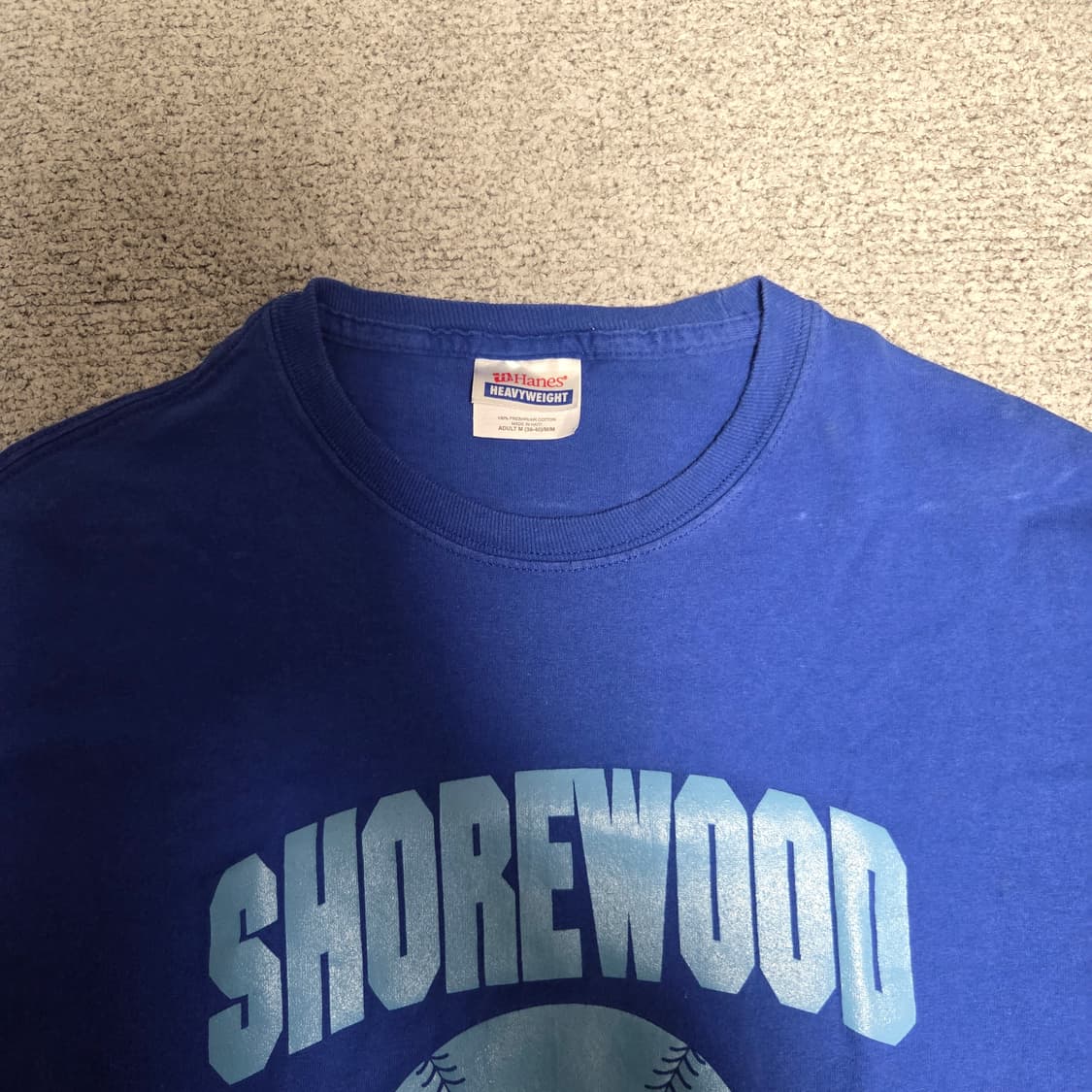 Hanes 빈티지 반팔 티셔츠 M-슬림L(95-100) 상품이미지3