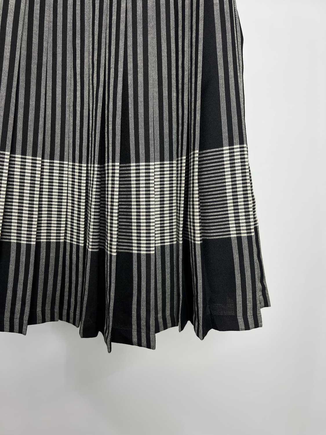 ROMAN 체크 울 스커트  상품이미지3