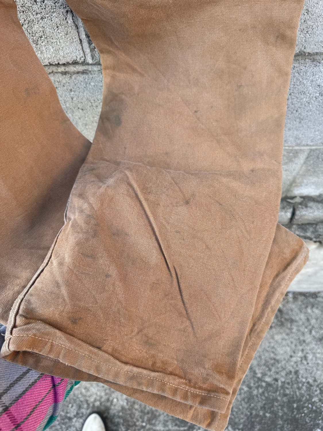 칼하트 빈티지 b01 브라운 더블니 카펜터 워크 팬츠 34/32 상품이미지7