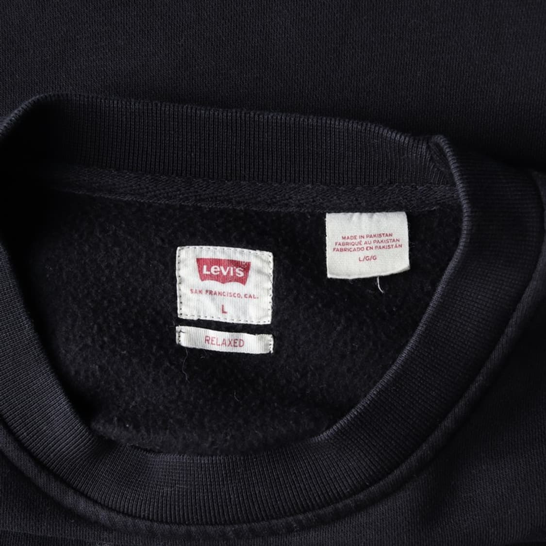 리바이스 시즈널 스몰로고 릴렉스드 핏 맨투맨 L 상품이미지5