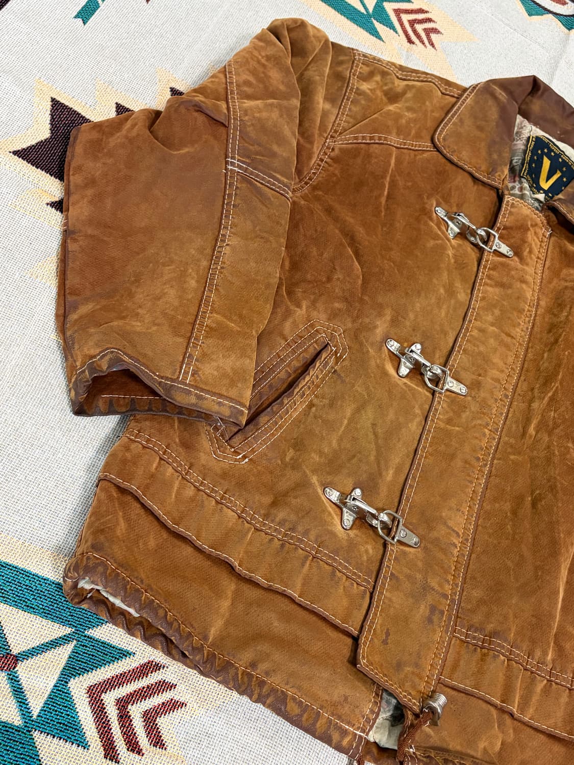 90s 스웨이드 파이어맨 자켓 / suede fireman jacket 상품이미지3