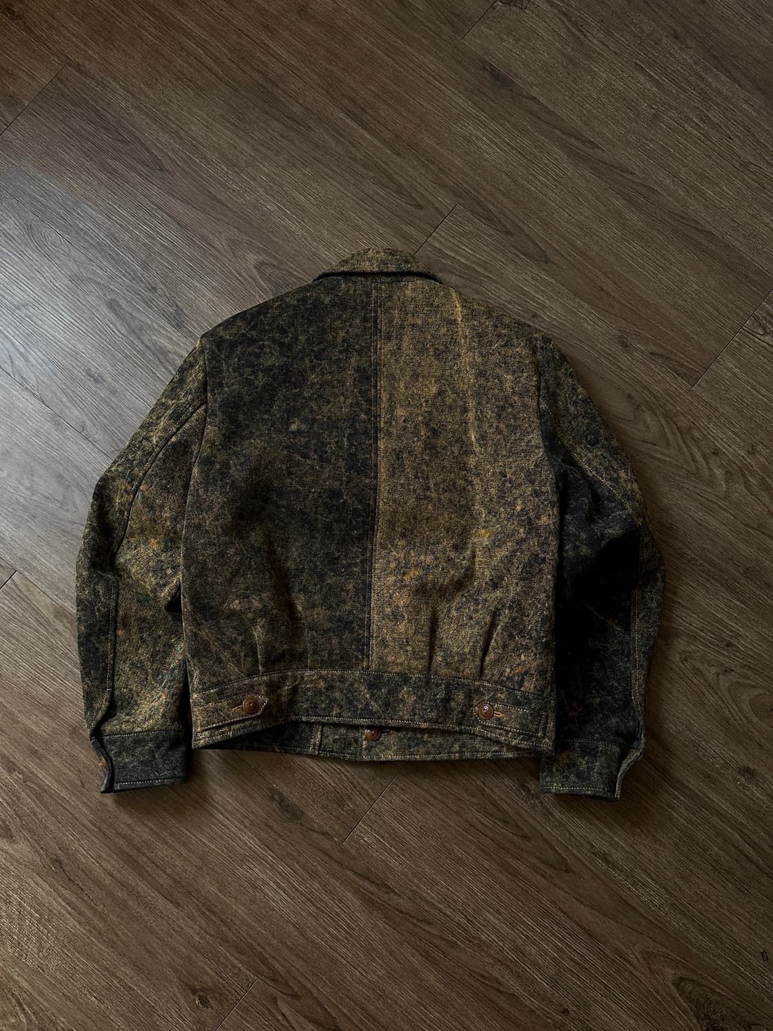 Cidu Leathers 더티 & 러스티 쉘 더블 데님 자켓 상품이미지7