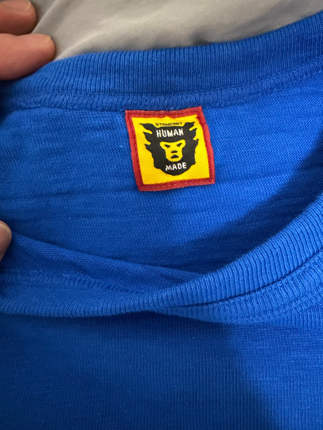 휴먼메이드 컬러 티셔츠 블루 상품이미지3