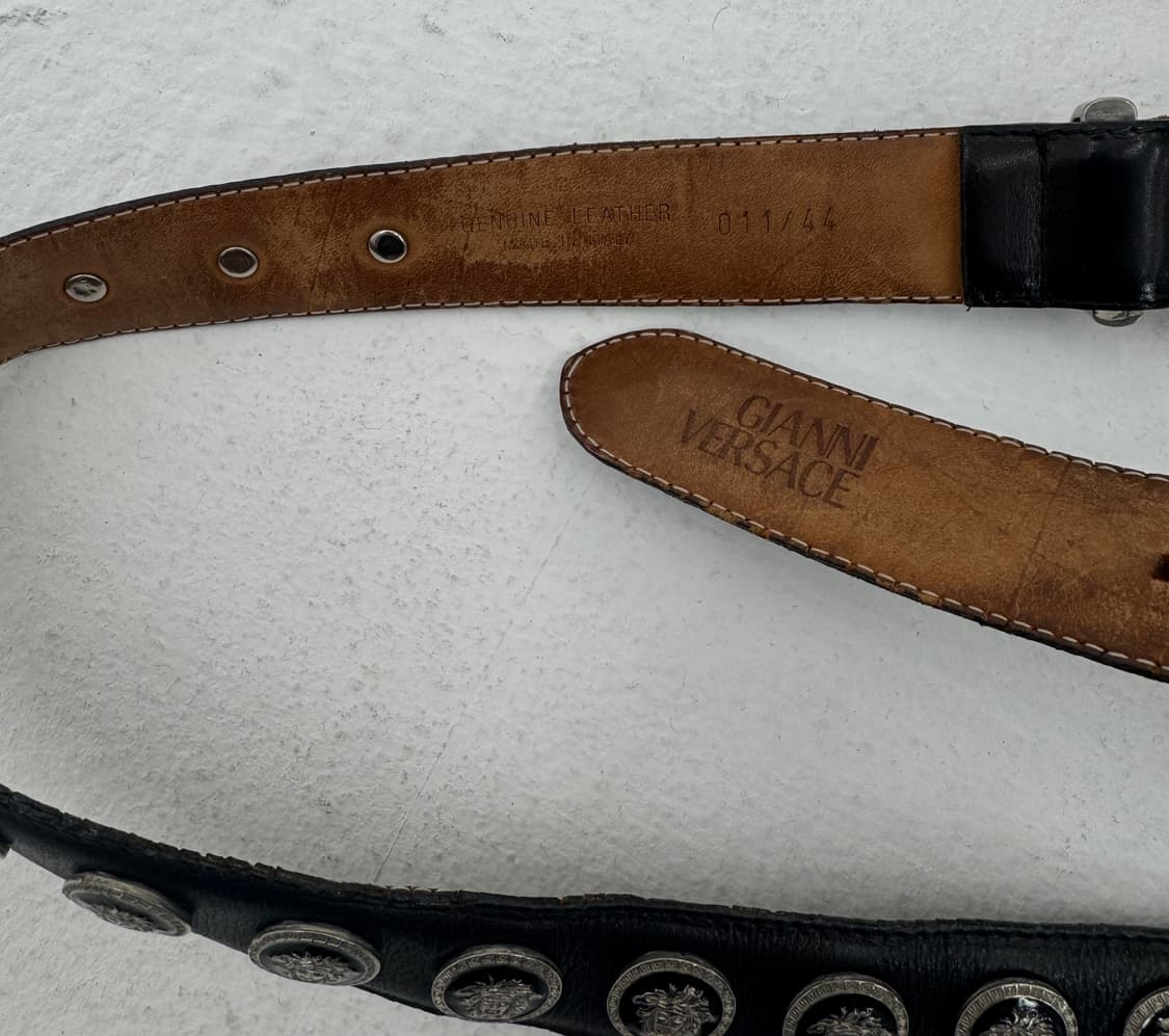 Gianni Versace stud leather belt 상품이미지5