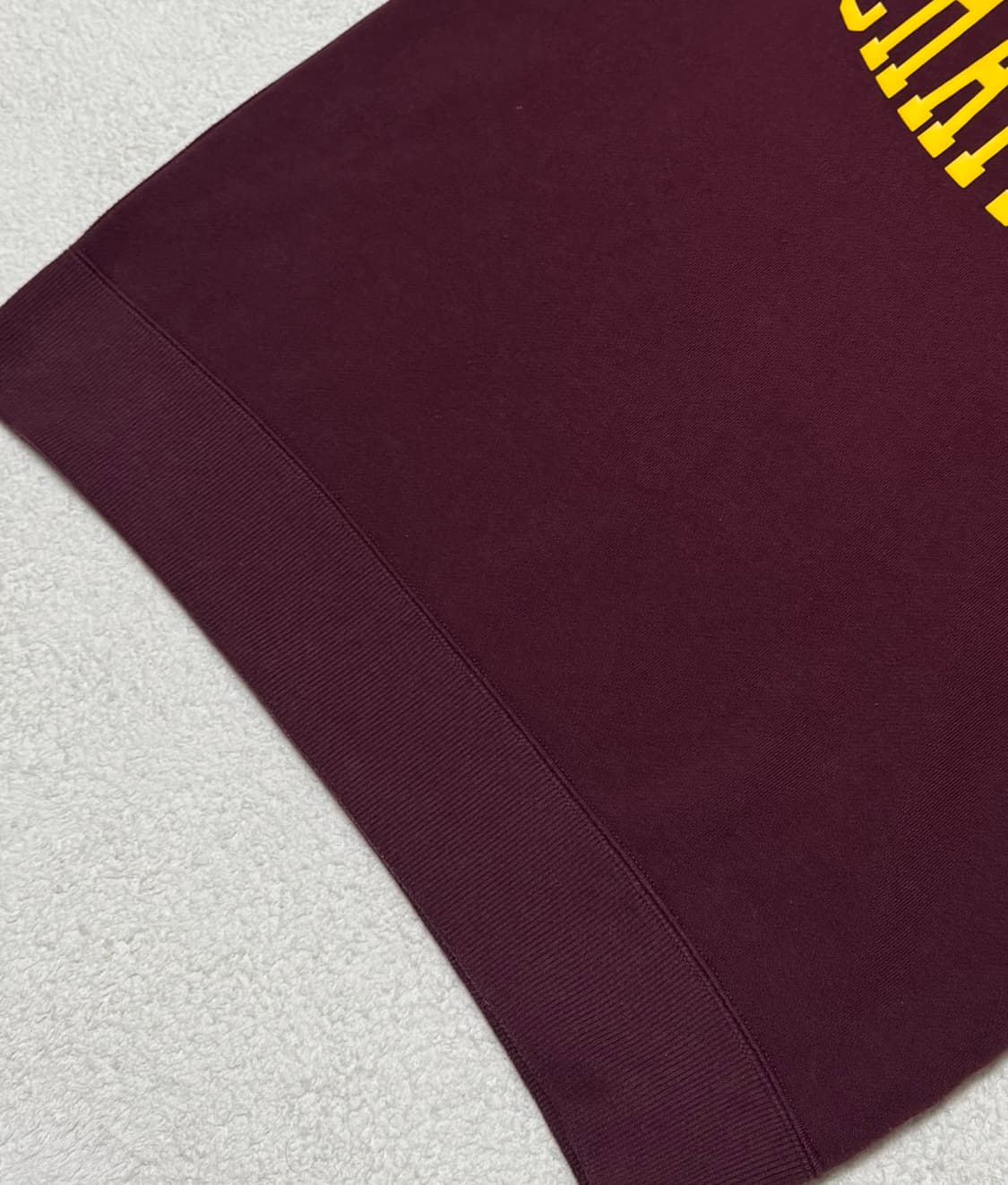 챔피온 버건디 옐로우 맨투맨  상품이미지5