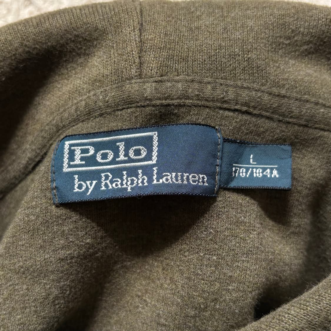 폴로 랄프로렌 엘보우 패치 후드티 L 상품이미지6