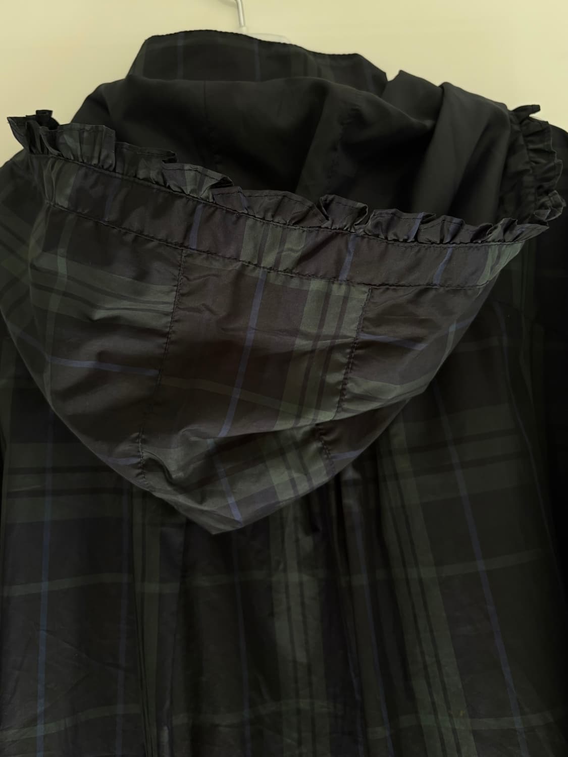 론론 체크 프릴 바람막이 상품이미지4