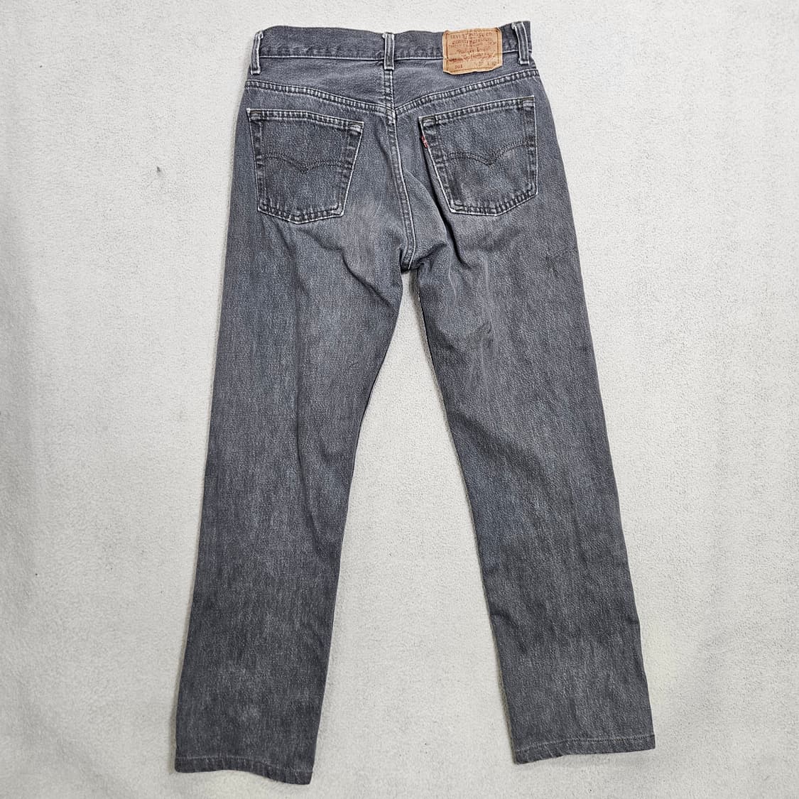 90s 리바이스 501 흑청 데님 30 32 Made in USa 상품이미지4