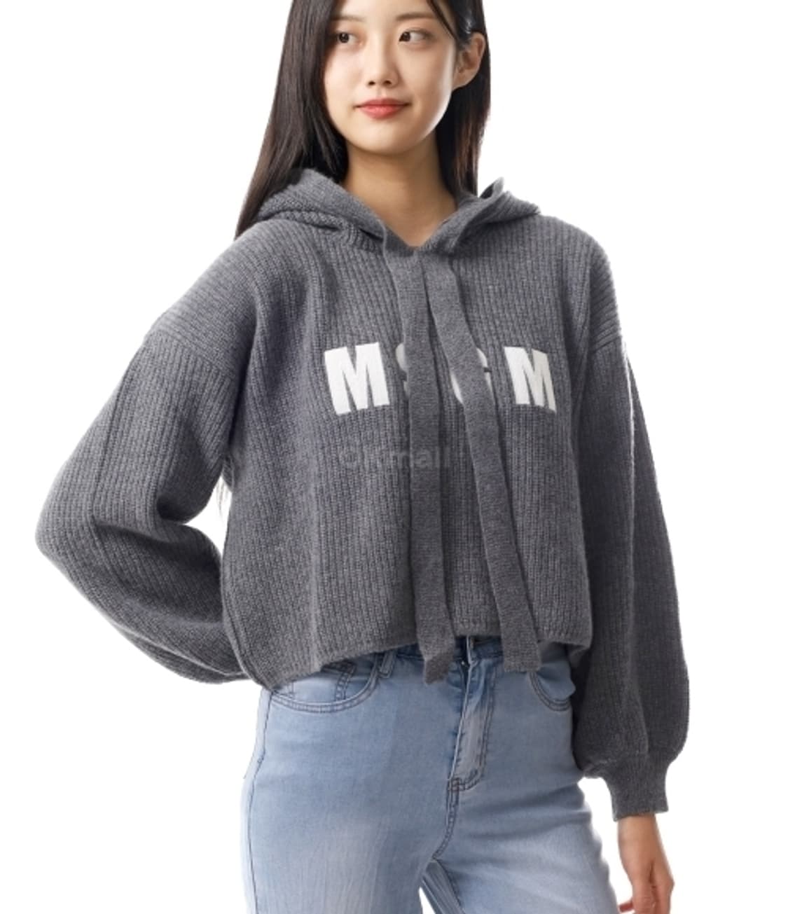 S) MSGM 울 캐시미어 니트 후드 상품이미지10