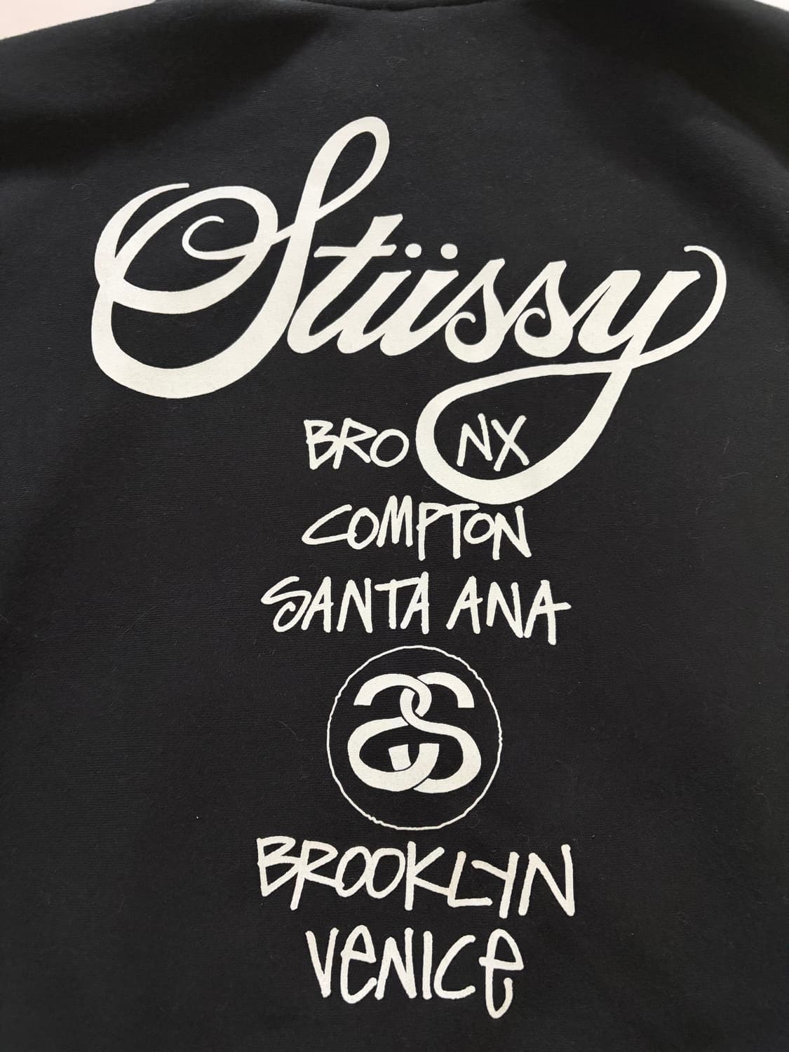 스투시 월드투어 후드티 블랙 사이즈M 상품이미지6