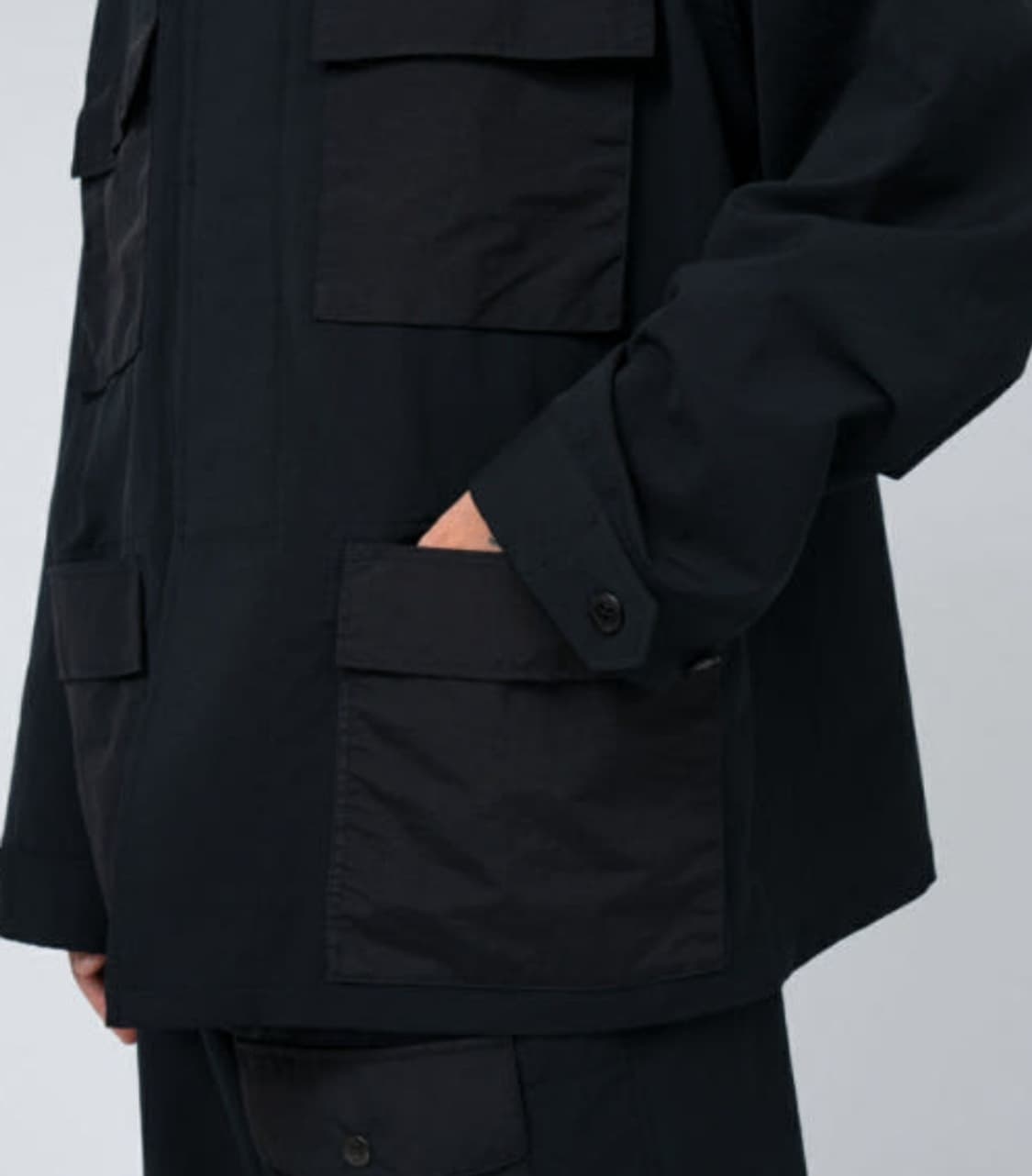 나나미카 alphadry utility jacket black Msize 상품이미지6