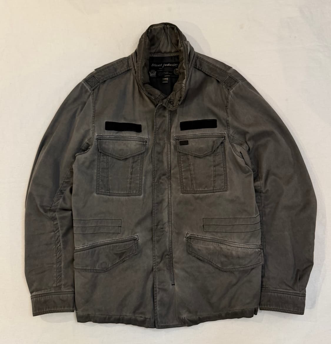 디젤 가먼트다잉 M65 밀리터리 필드자켓 그레이 상품이미지1