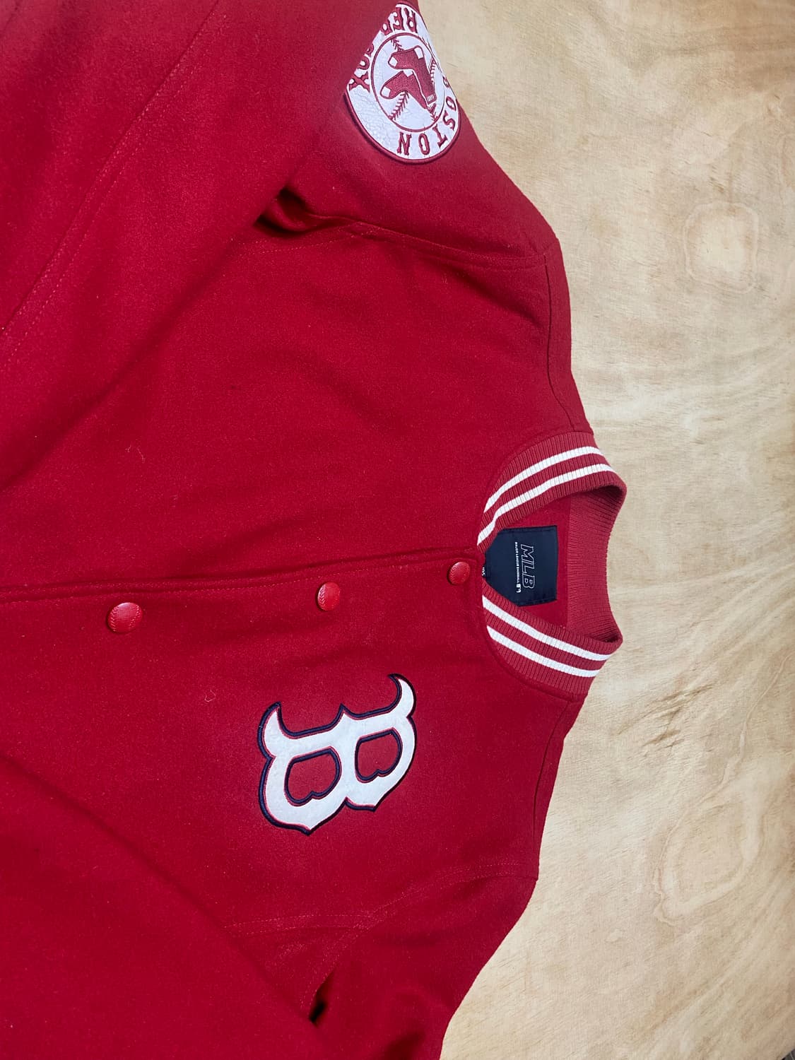 [L-XL] MLB Boston Red Sox Varsity Jacket 상품이미지4