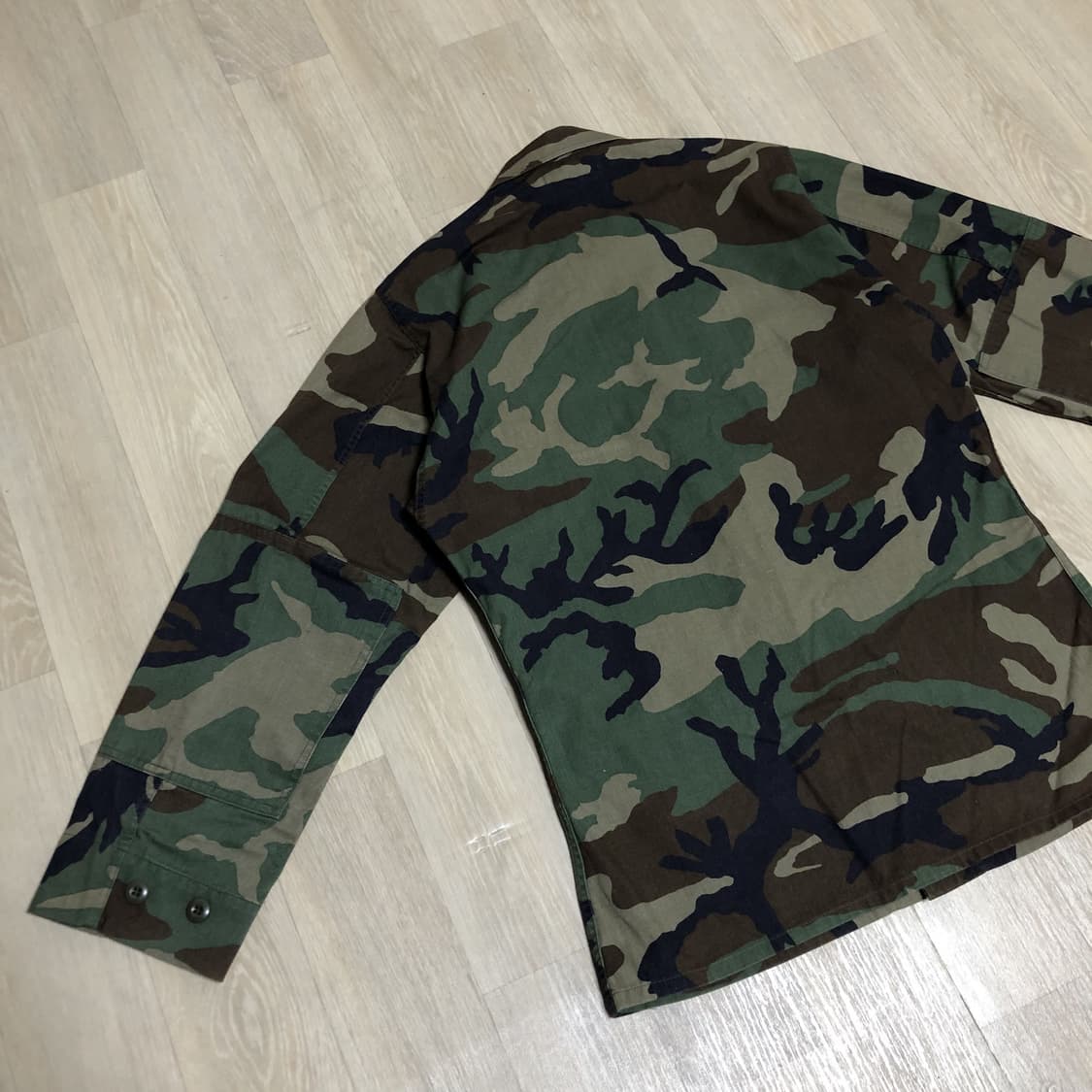 (S-R) 미군 US ARMY 비디유 BDU 우드랜드 춘추용 트윌 자켓 상품이미지7