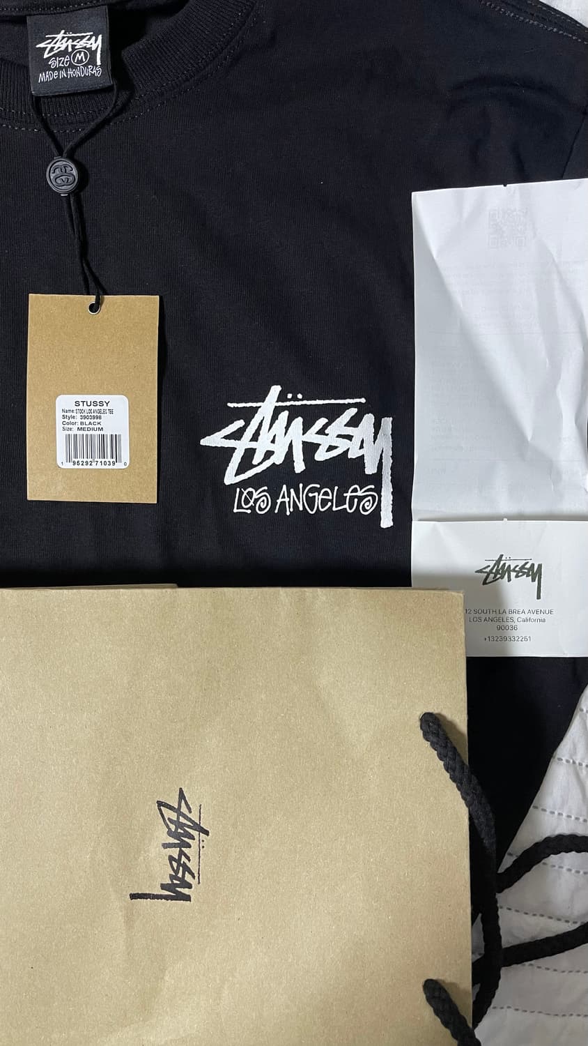 [M,택붙은새상품] 스투시 로스앤젤레스 티셔츠 상품이미지1