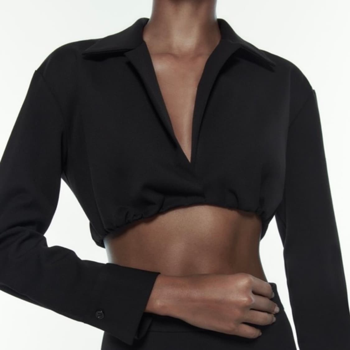 자라 크롭 블라우스 상품이미지2