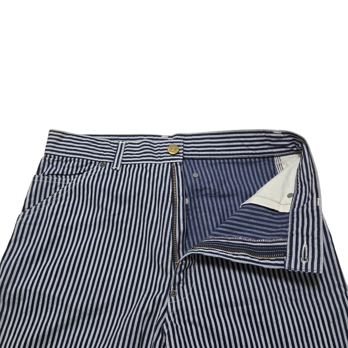 Pherrow's 페로우즈 32사이즈 히코리 스트라이프 메인트 워크 팬츠 상품이미지2
