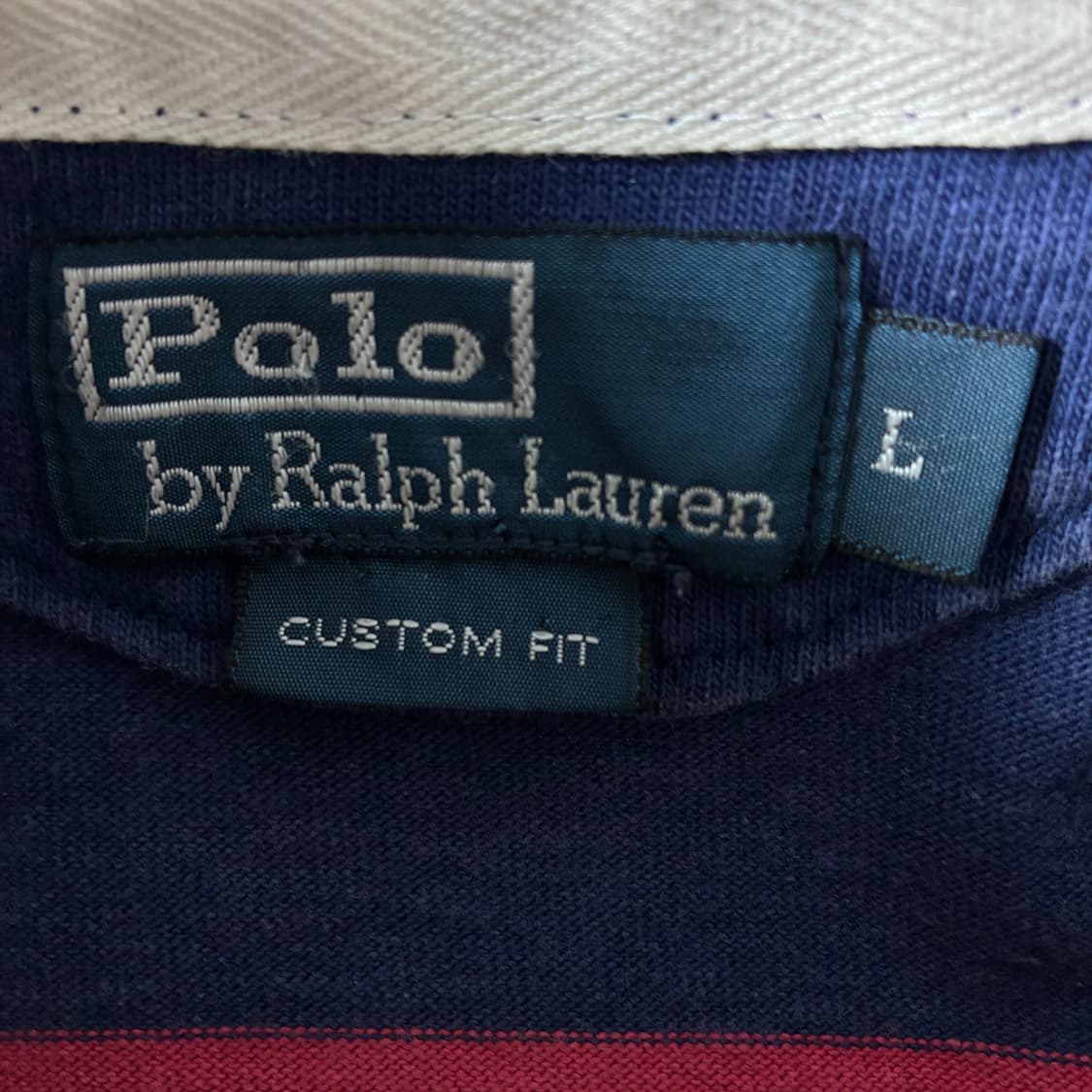 Polo  폴로 랄프로렌 자수 스트라이프 럭비티셔츠  상품이미지4