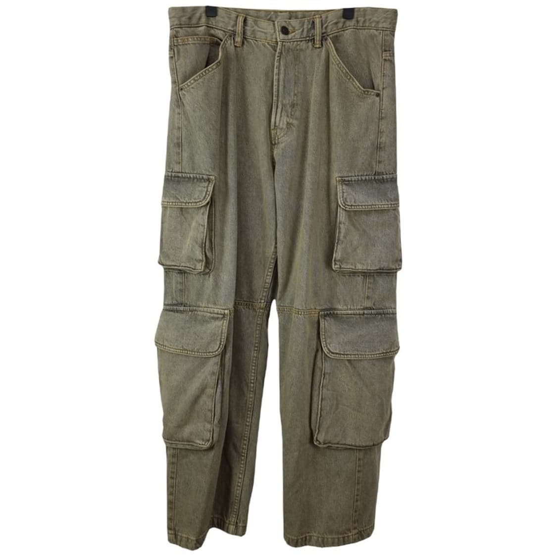 [자라] 빈티지 가공 멀티 포켓 와이드 카고 팬츠 M19871 상품이미지2