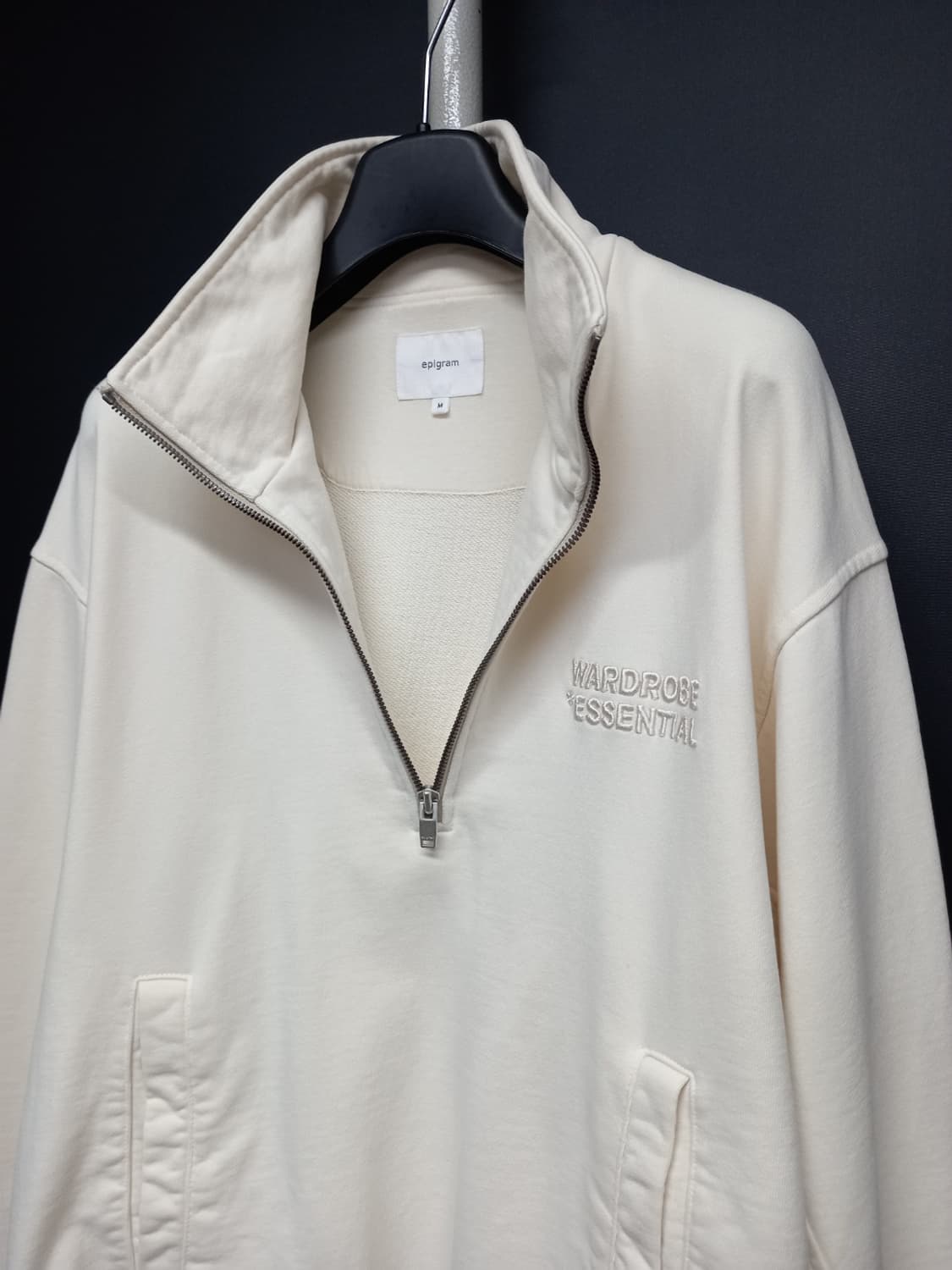 에피그램 남성 춘추동 하프집업 맨투맨 M L 상품이미지6