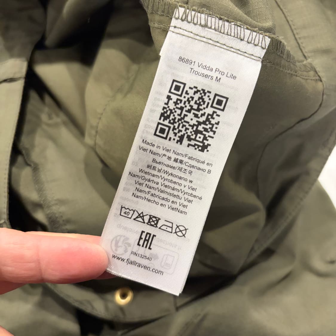 [34] 피엘라벤 G-1000 카고 바지 올리브 D419 상품이미지6