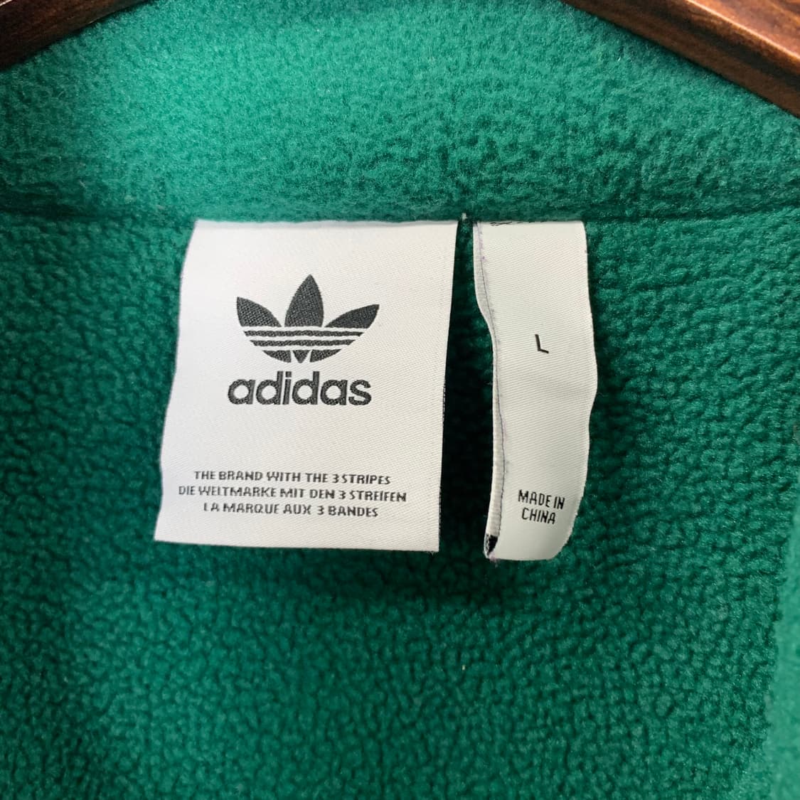 아디다스 플리스 후리스 반집업 맨투맨 상품이미지5