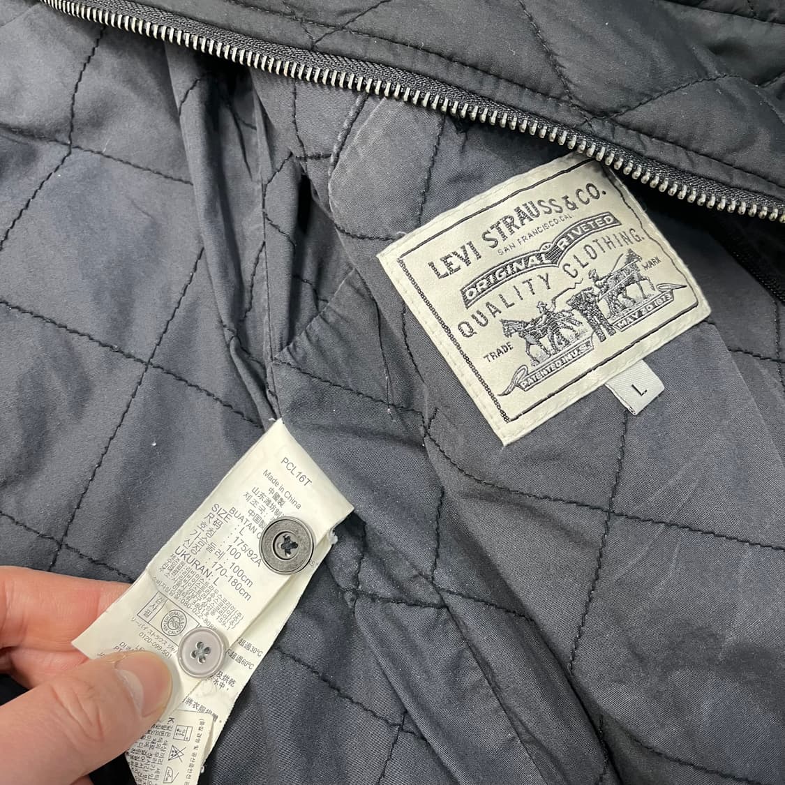 리바이스 퀼팅 자켓 상품이미지5