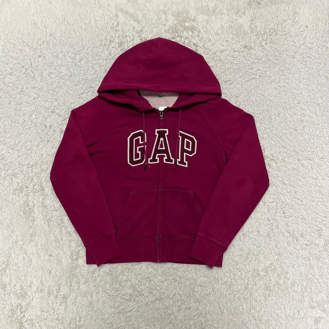 Gap magenta pink zip-up hoodie 상품이미지4