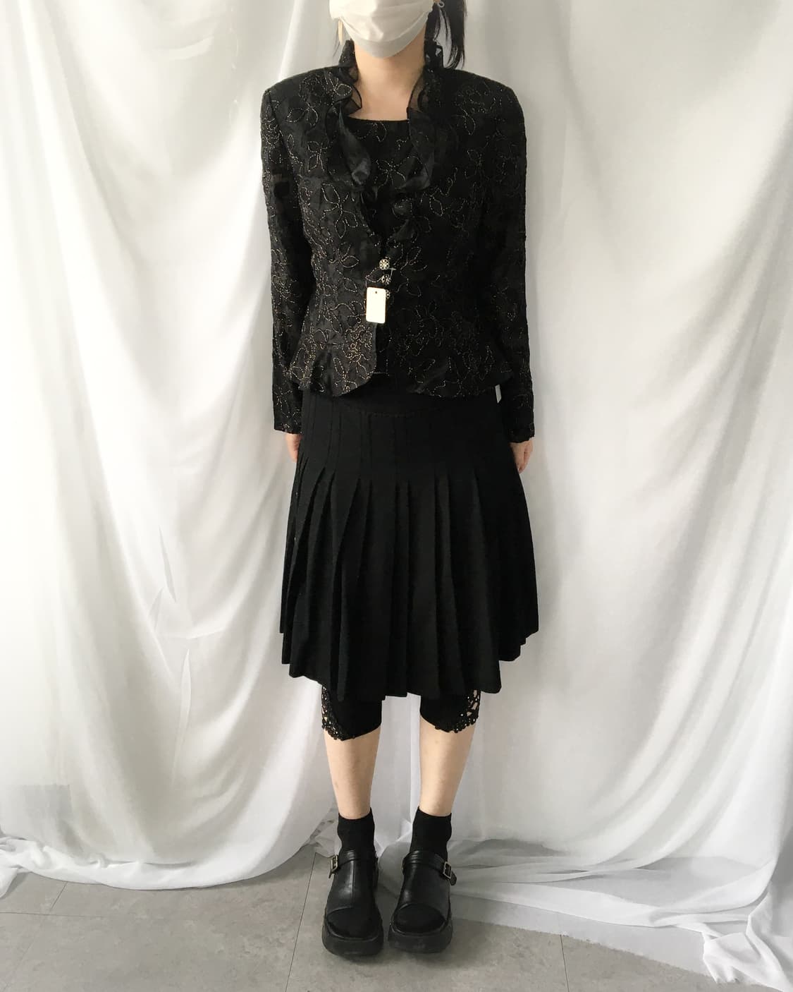 Embroidery pattern point jcaket 상품이미지5