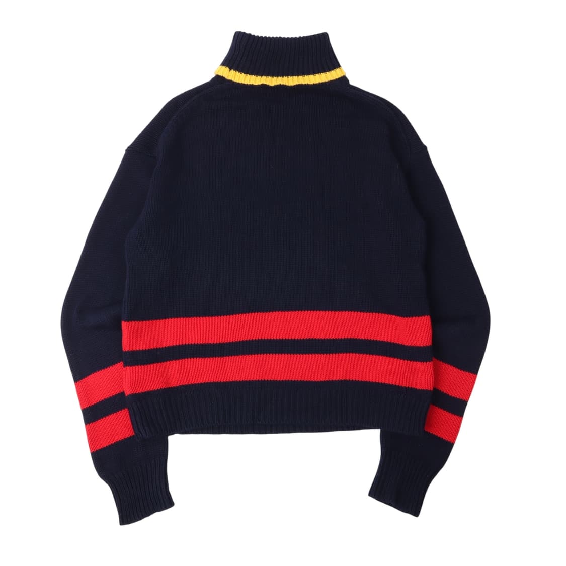 폴로 랄프로렌 네이비 터틀넥 스트라이프 니트 상품이미지4