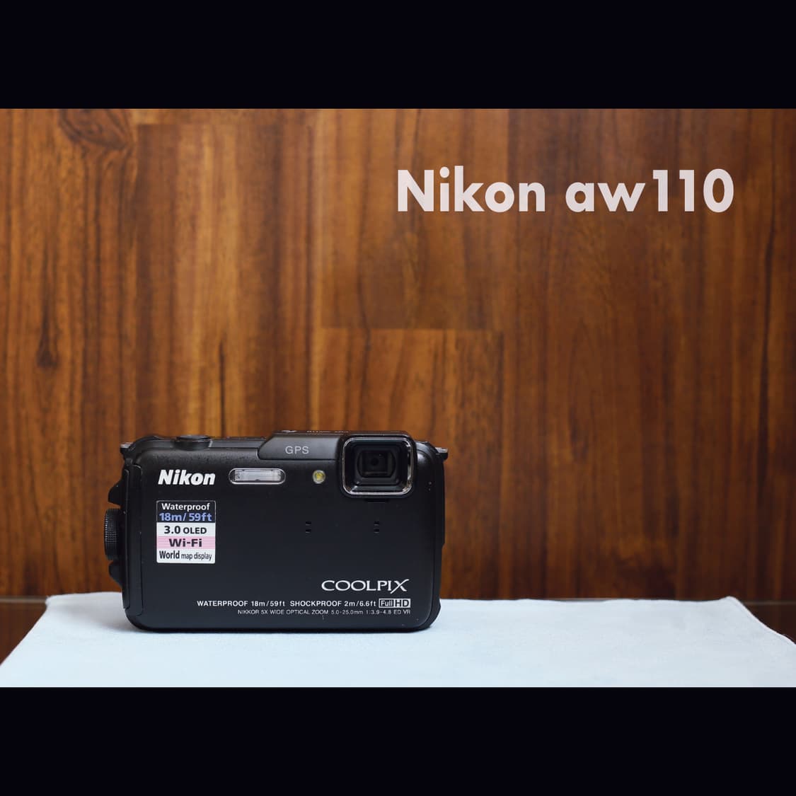 니콘 쿨픽스 aw110 (aw100) 블랙 사진 확인용 빈티지 디카 상품이미지8